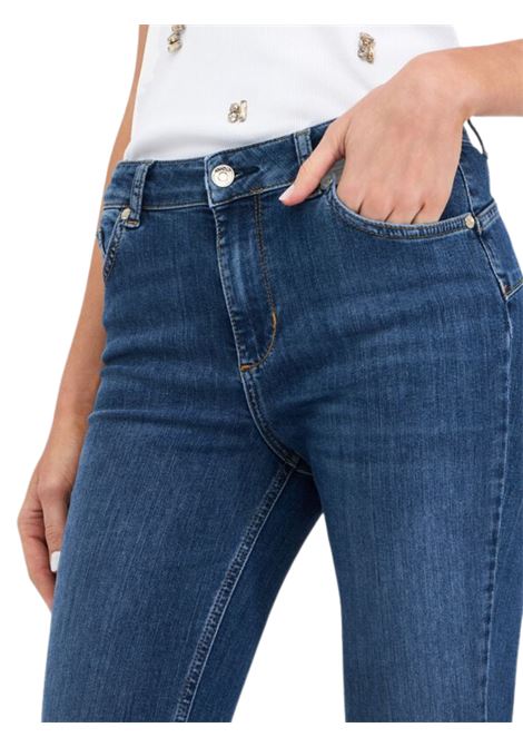 Jeans flare a vita alta DENIM BLU Liu Jo | UF5015D023678857